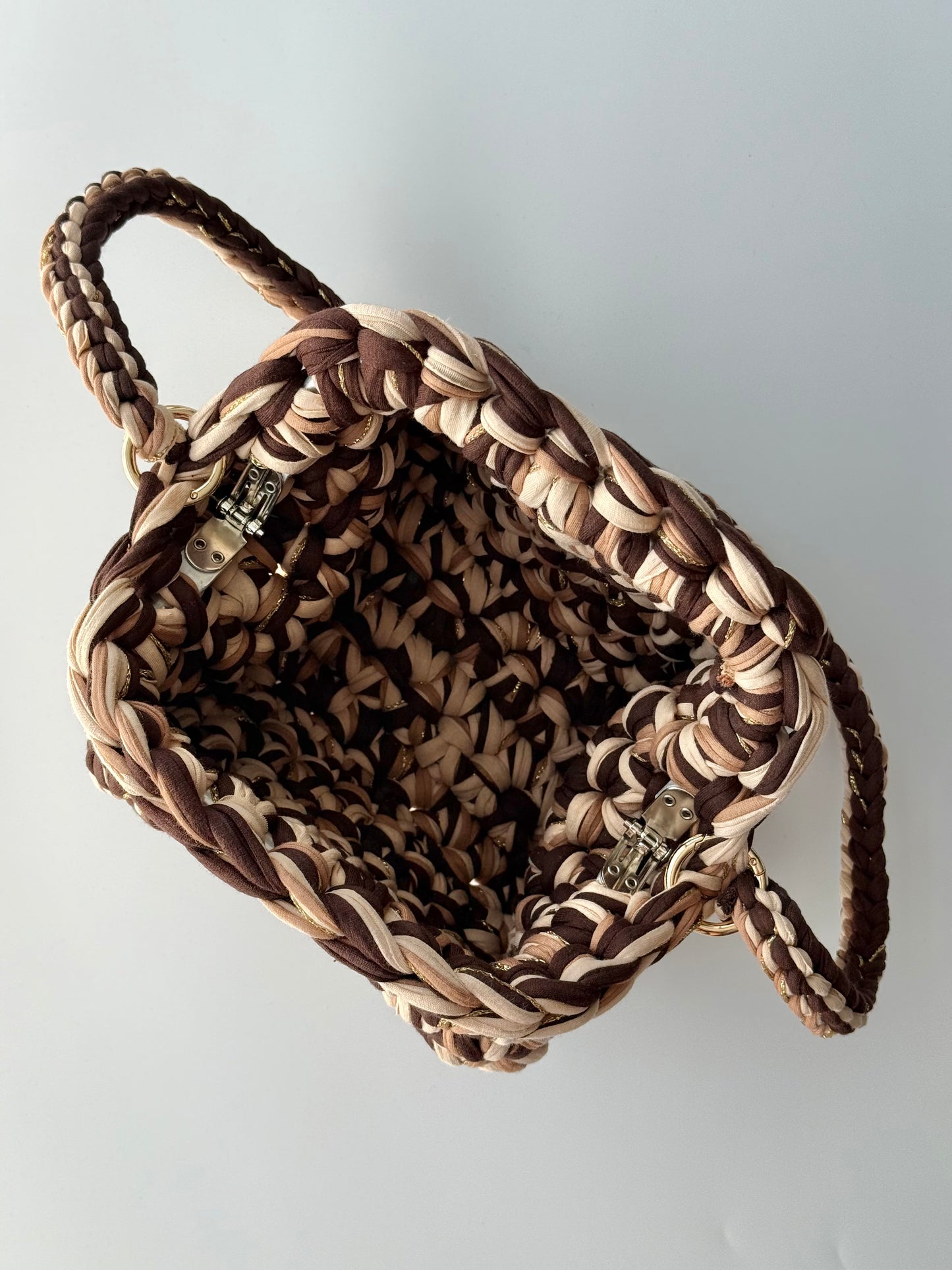 Clutch kabelka – Golden Coffee