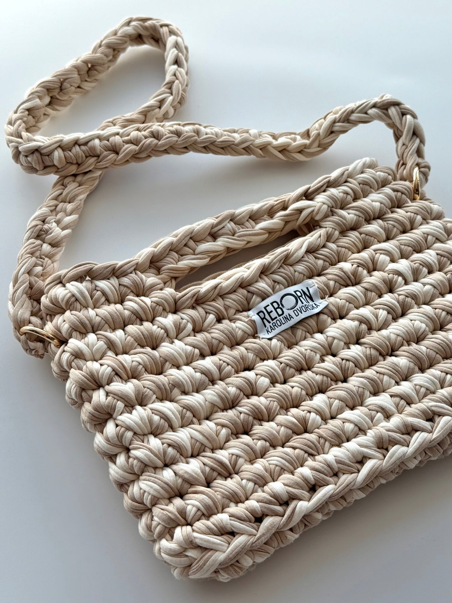 Crossbody kabelka M – Beige Shade