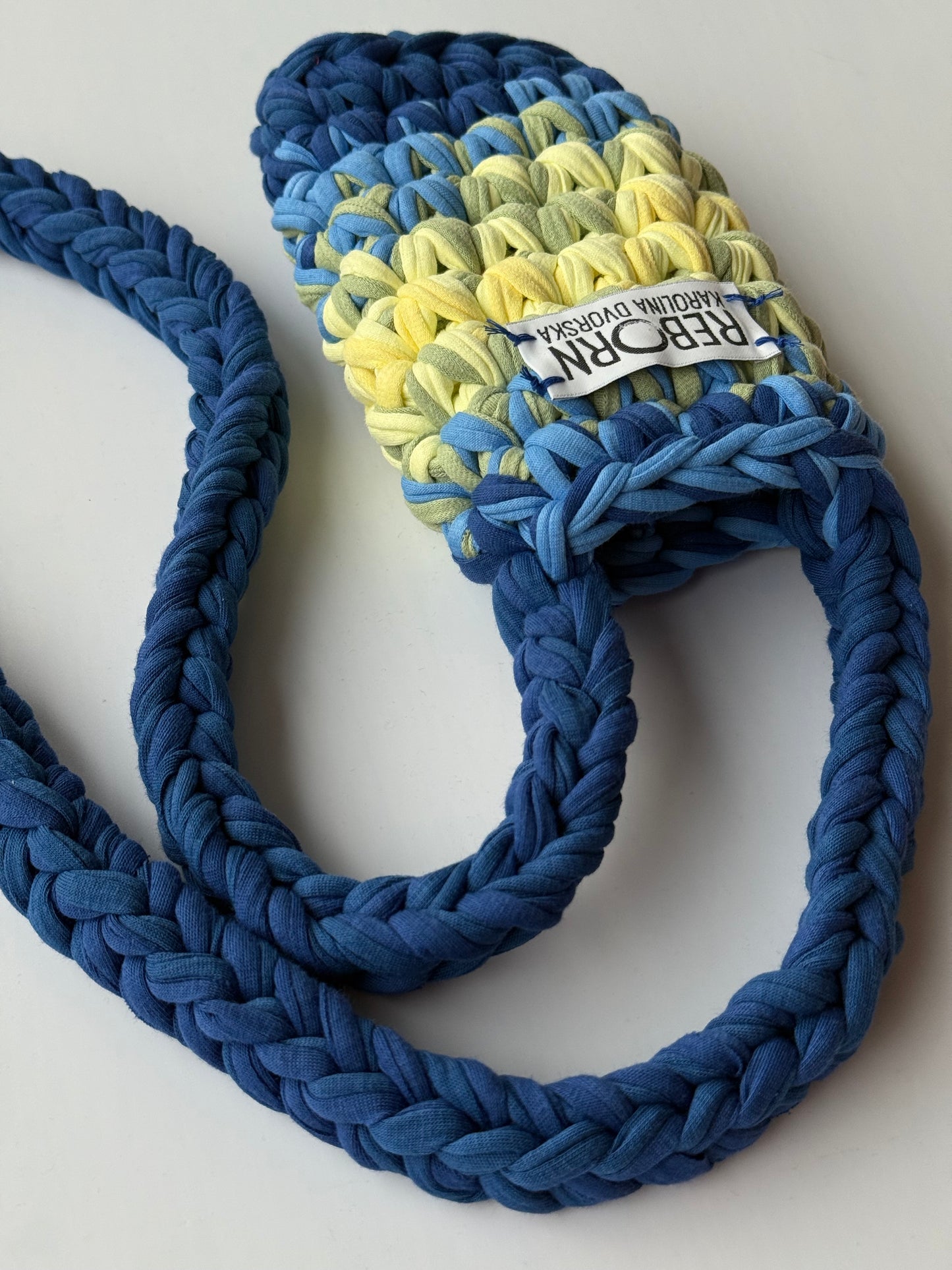 Crossbody kapsa na telefon – Ocean Lime