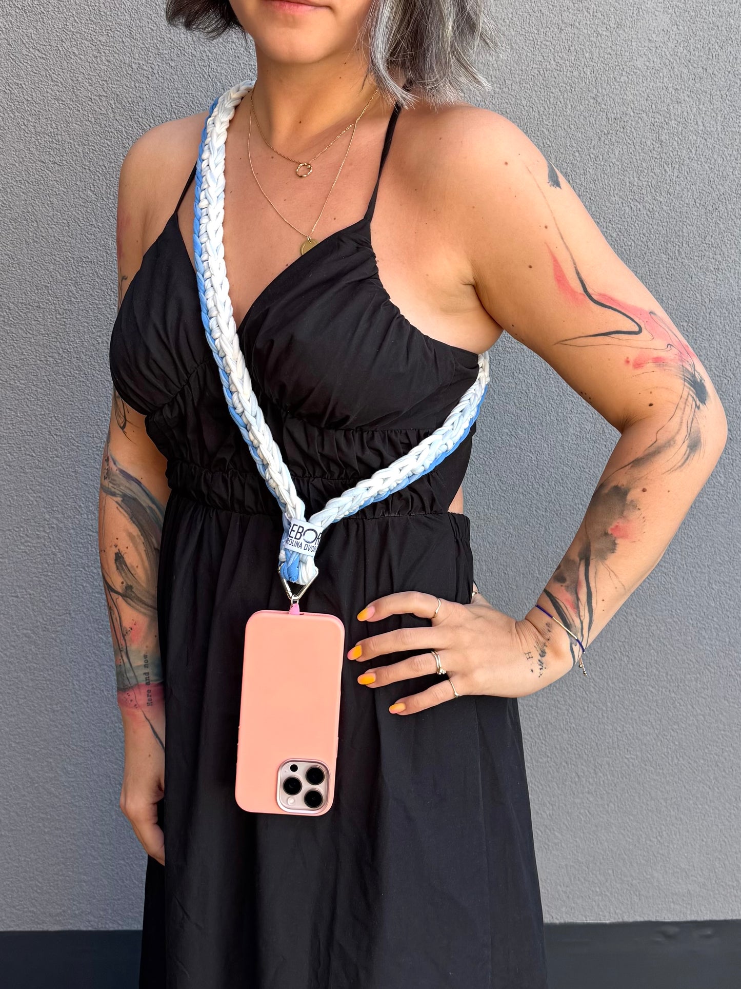 Popruh na telefon – Baby Blue