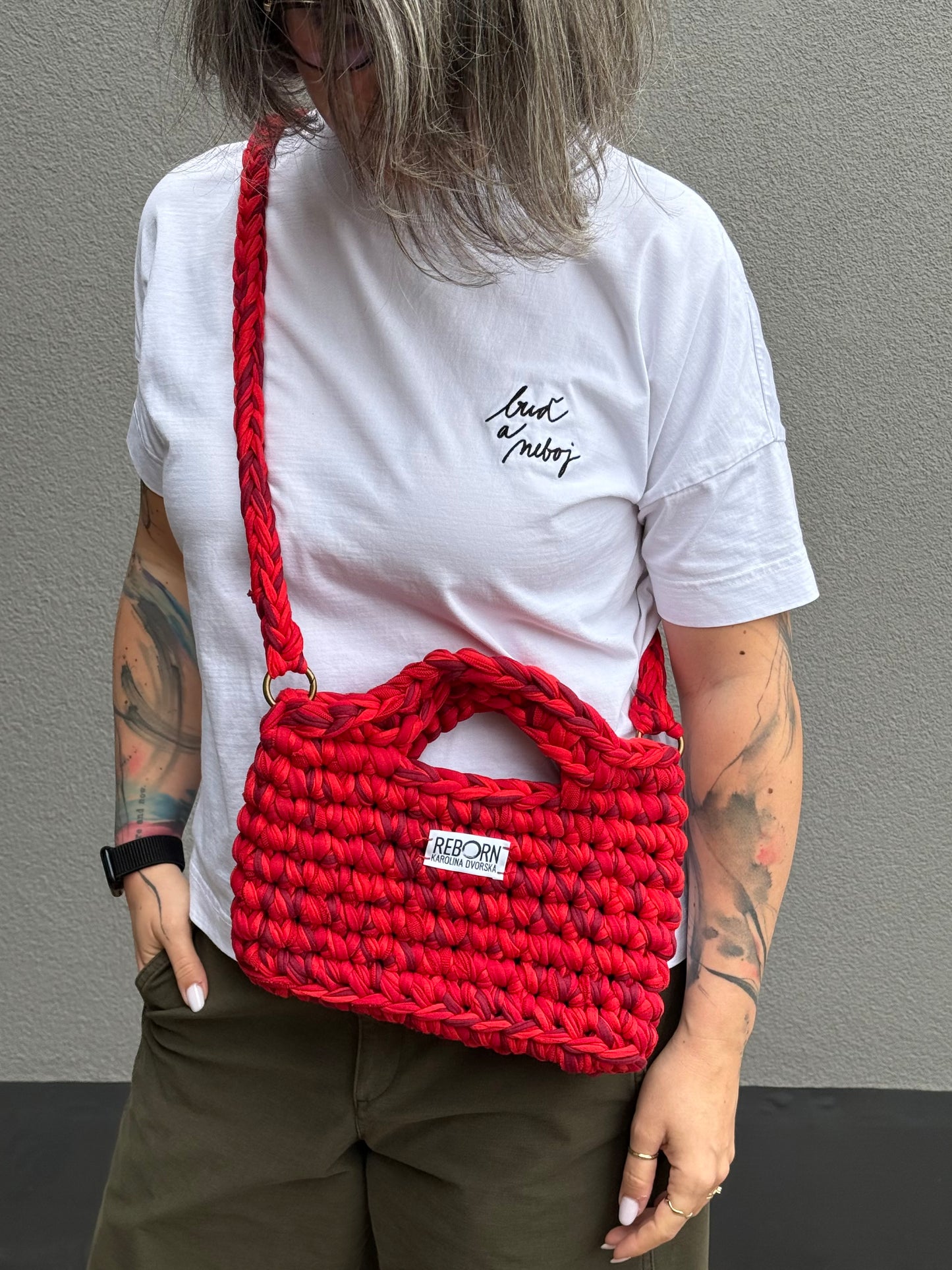 Crossbody kabelka L – Scarlet