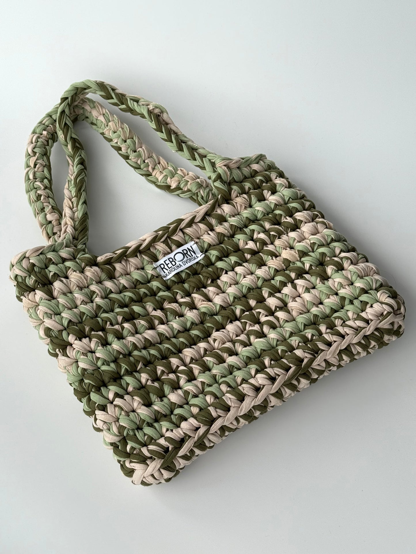 Shopper taška M – Olive Ivory