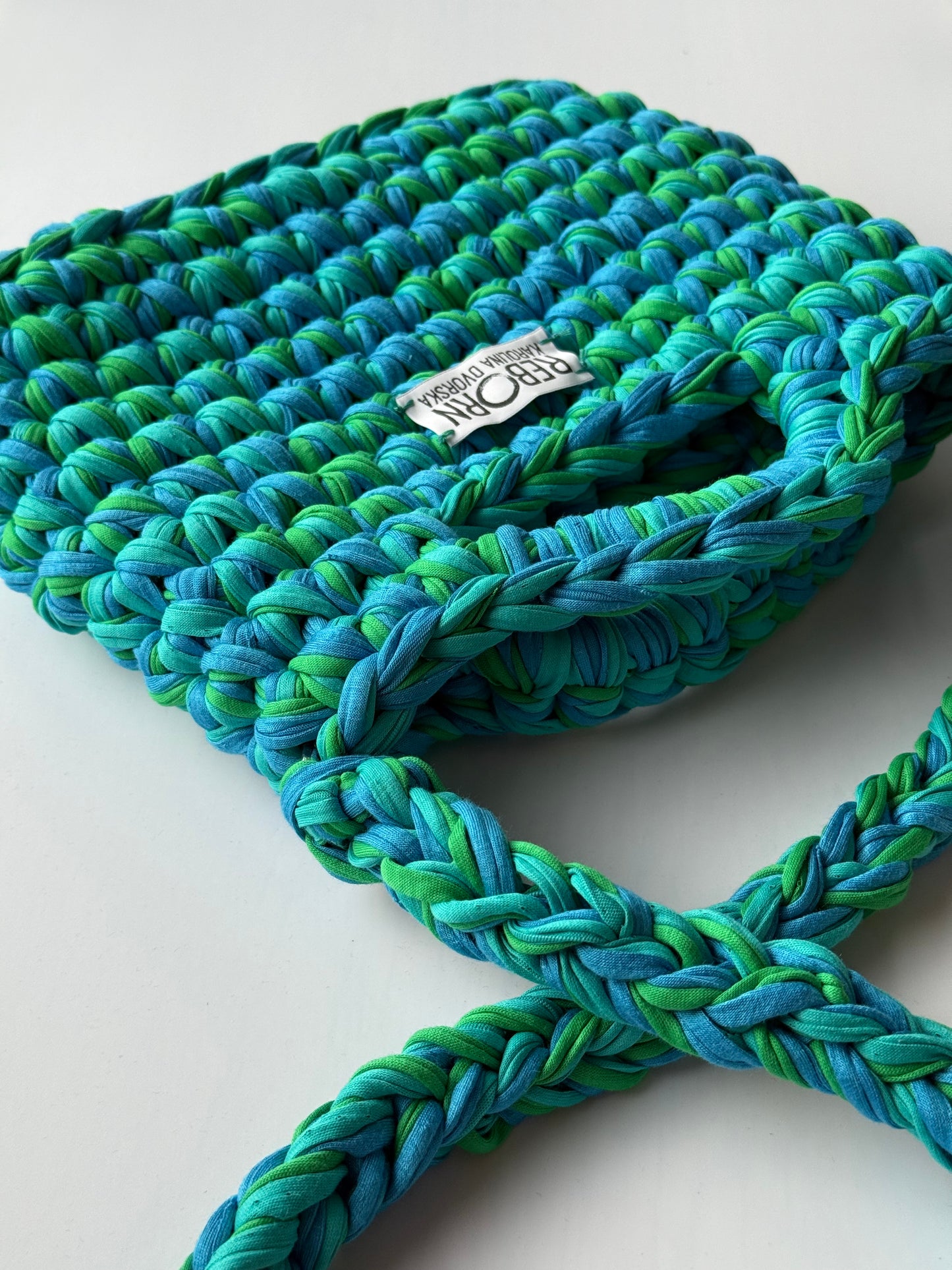 Crossbody kabelka M – Blue Lagoon
