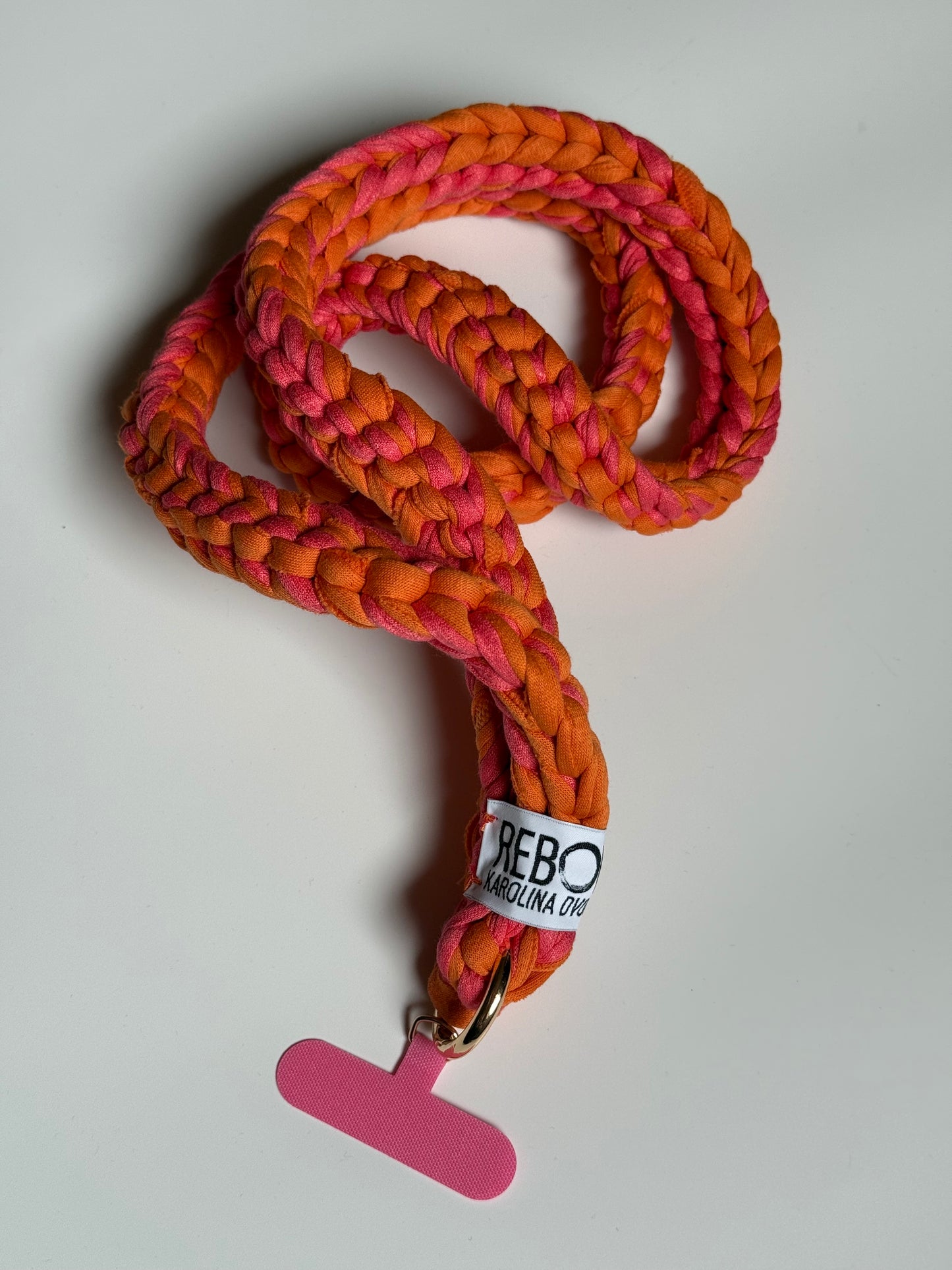 Slim popruh na telefon – Peach