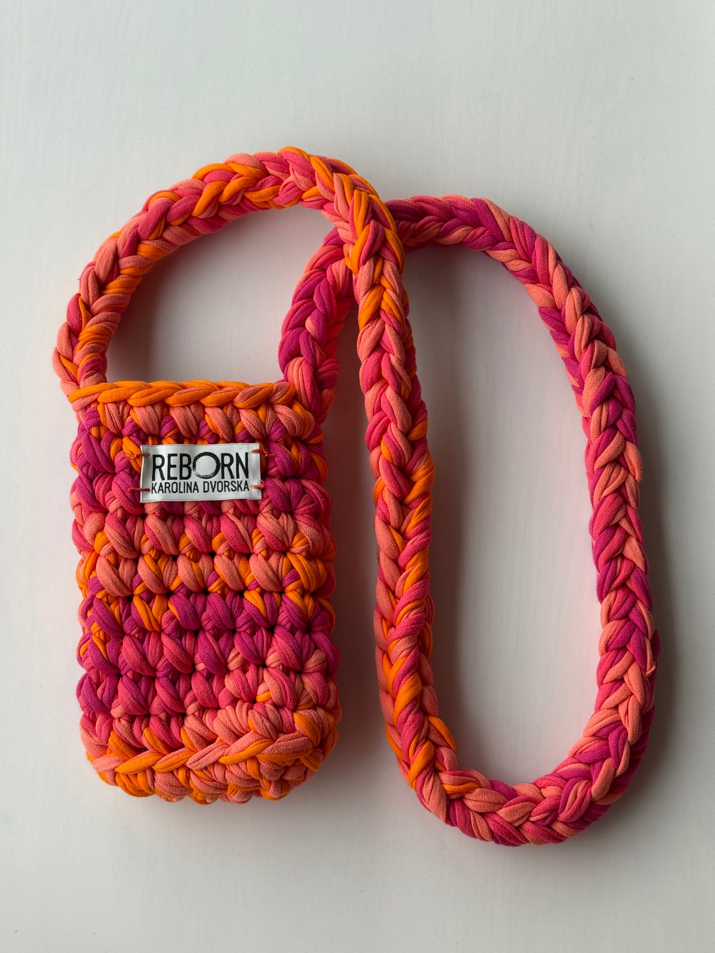 Crossbody kapsa na telefon – Mango Raspberry
