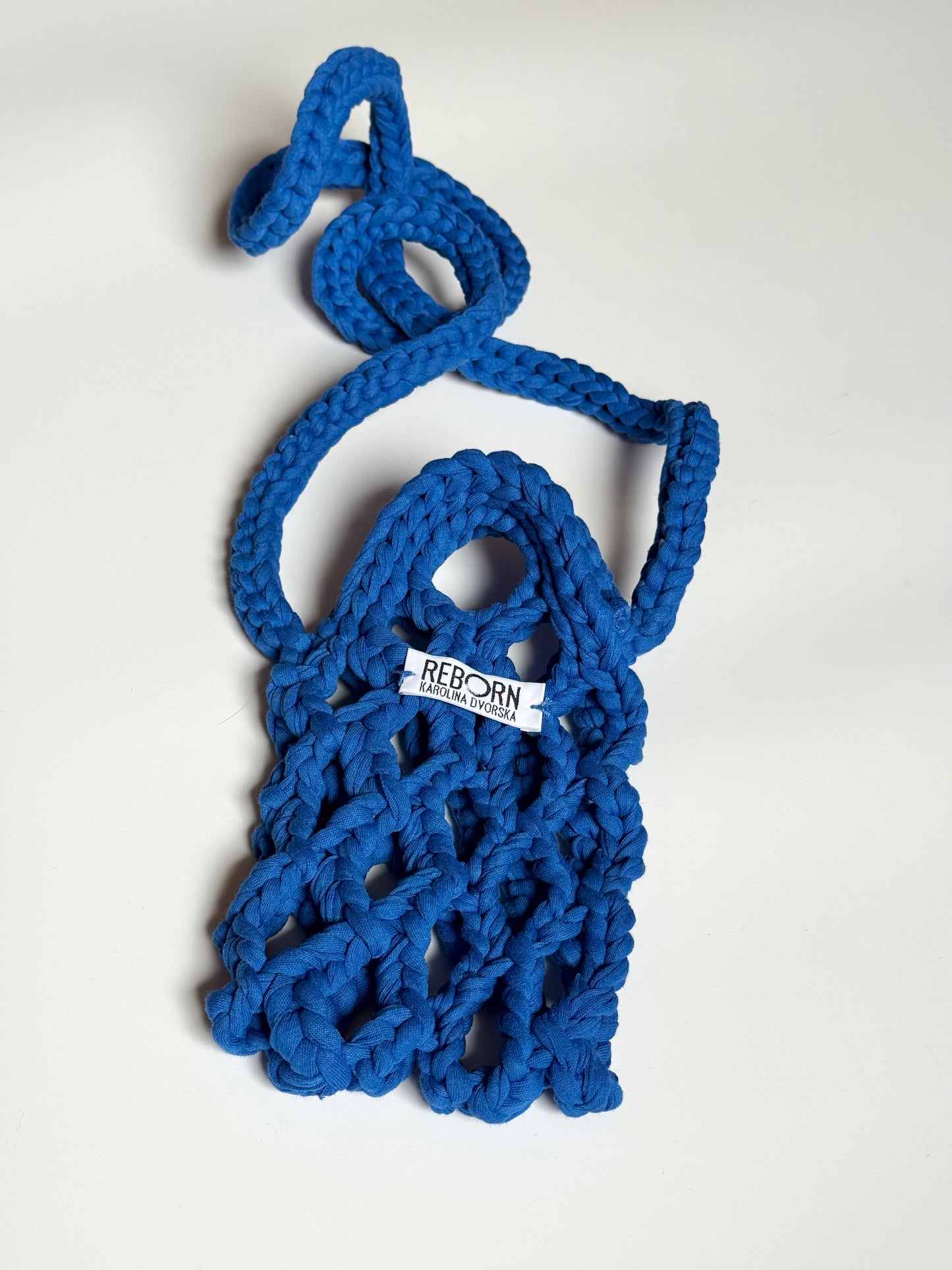 Crossbody síťovka na telefon – Royal Blue
