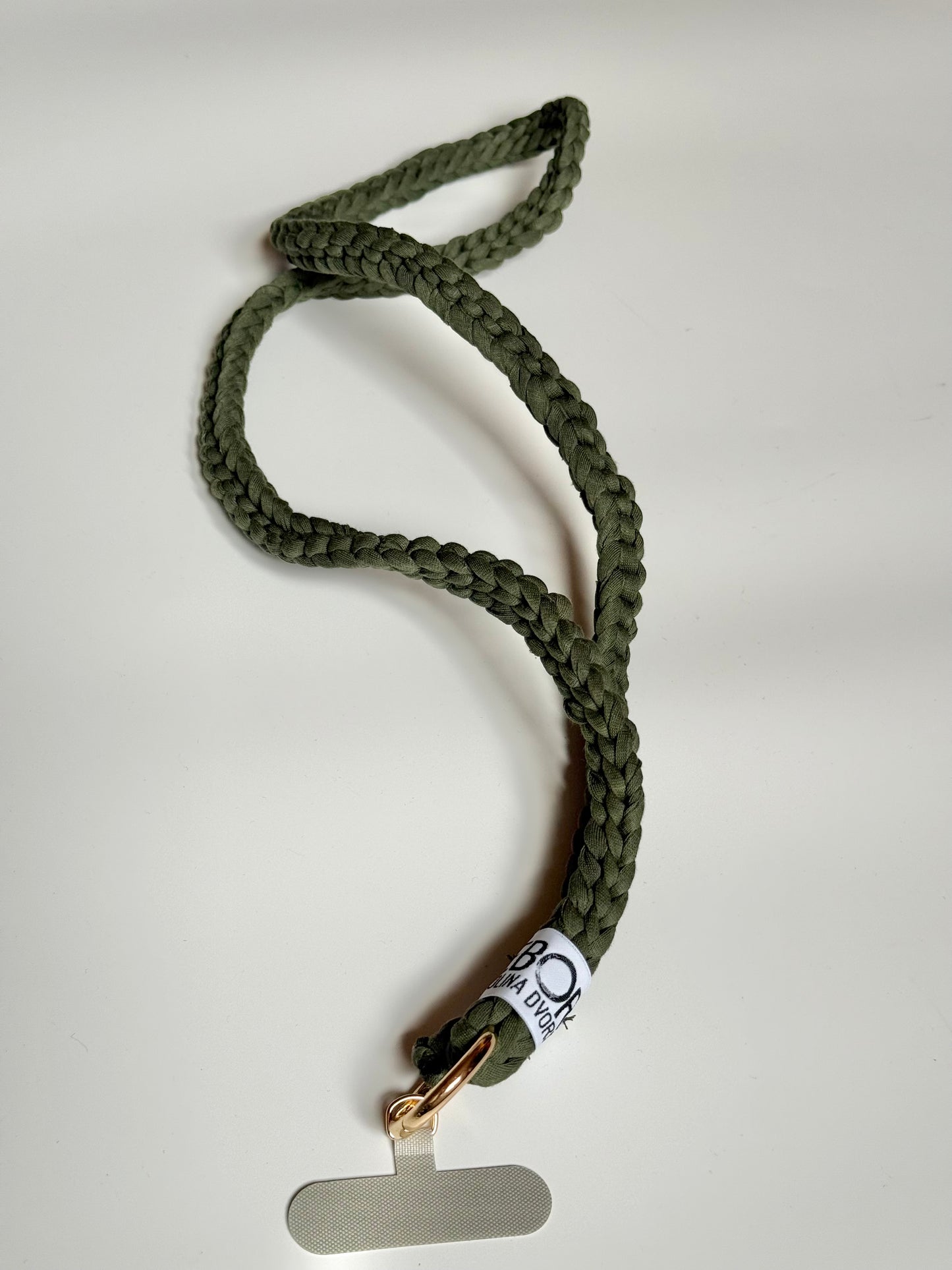Slim popruh na telefon – Khaki Green