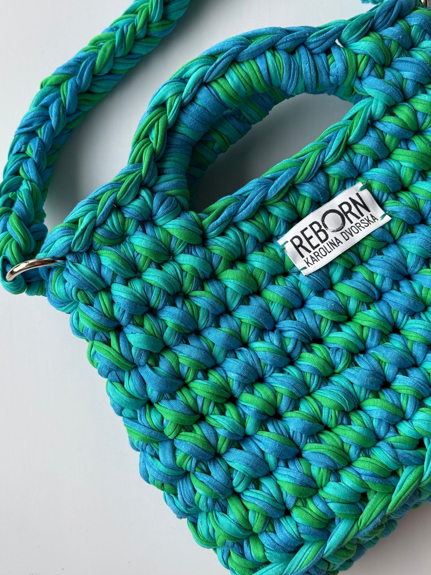Crossbody kabelka M – Blue Lagoon