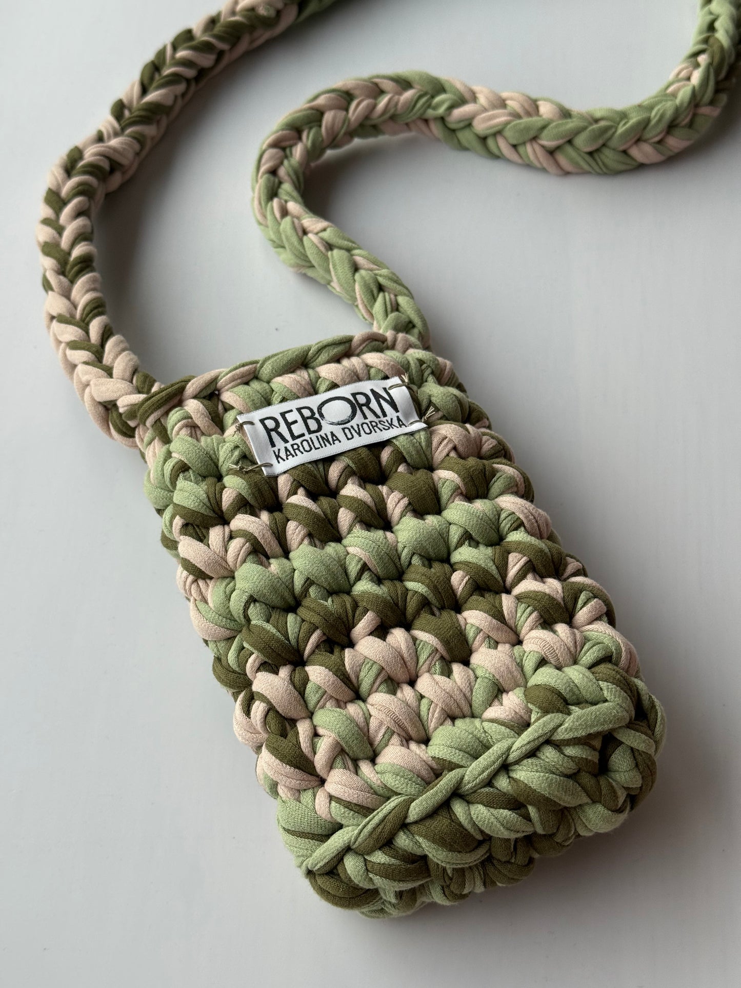 Crossbody kapsa na telefon – Olive Ivory