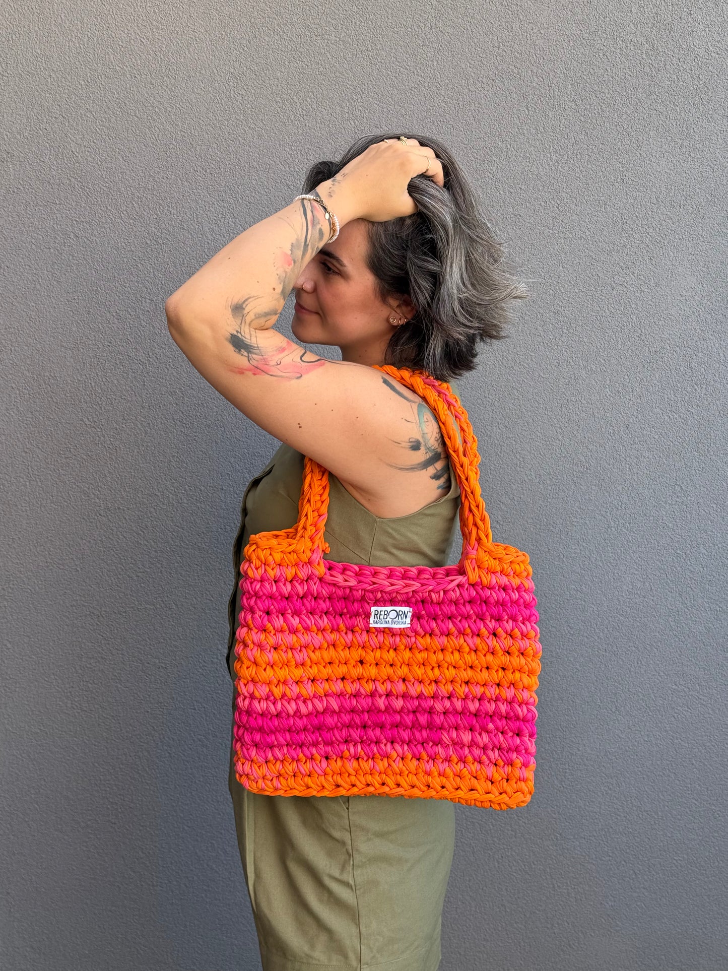 Shopper taška M/L – Mango Raspberry