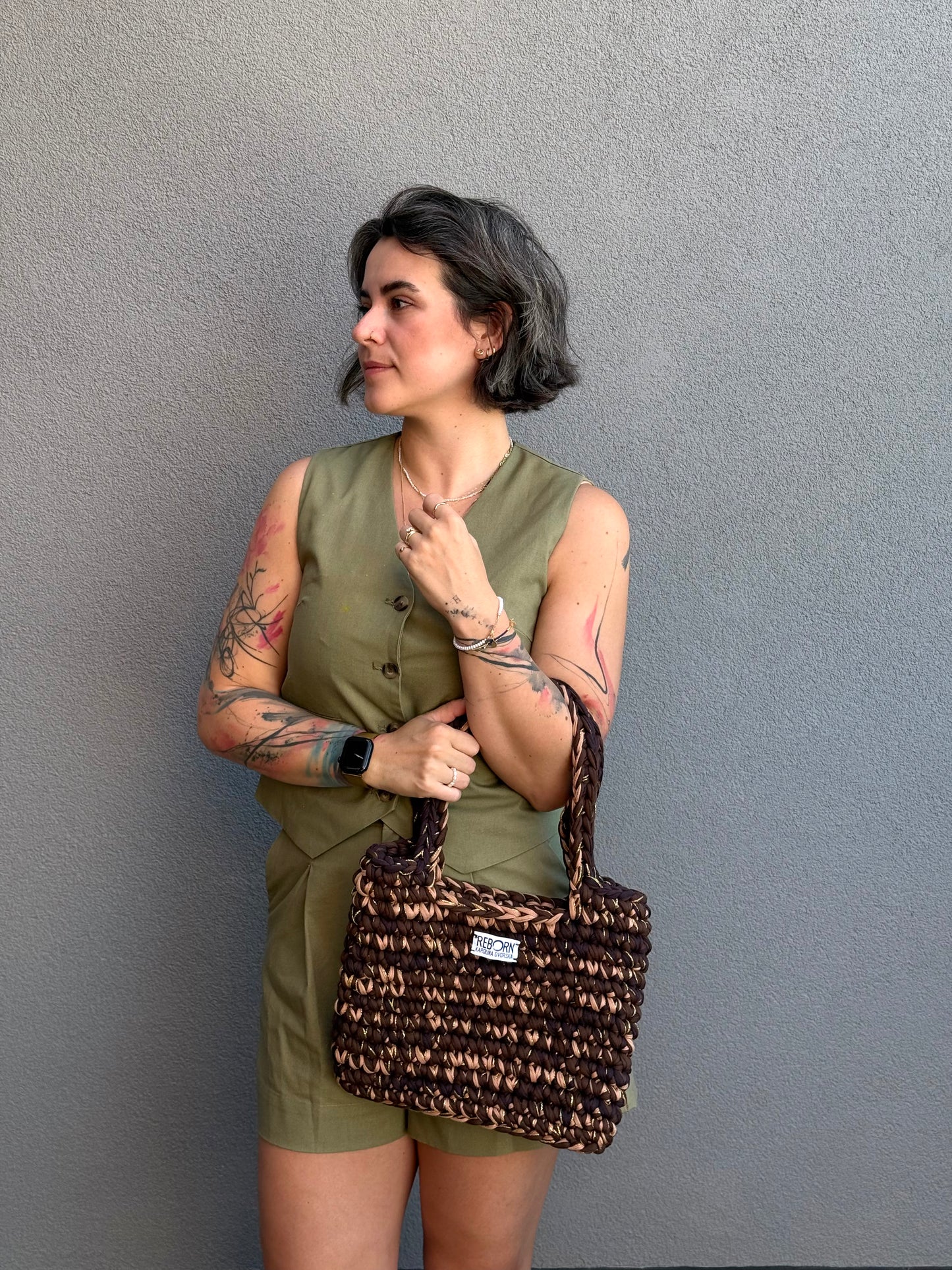 Shopper taška M – Golden Coffee