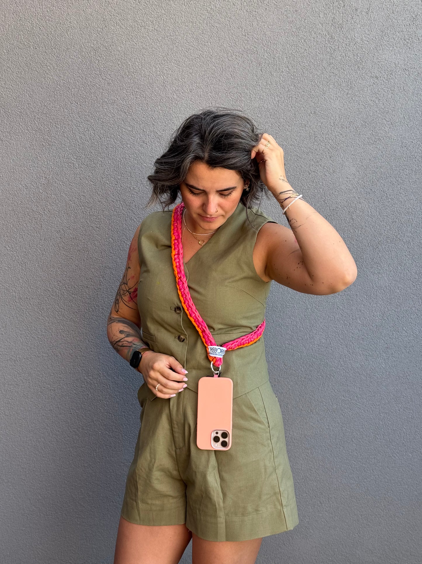 Popruh na telefon – Mango Raspberry