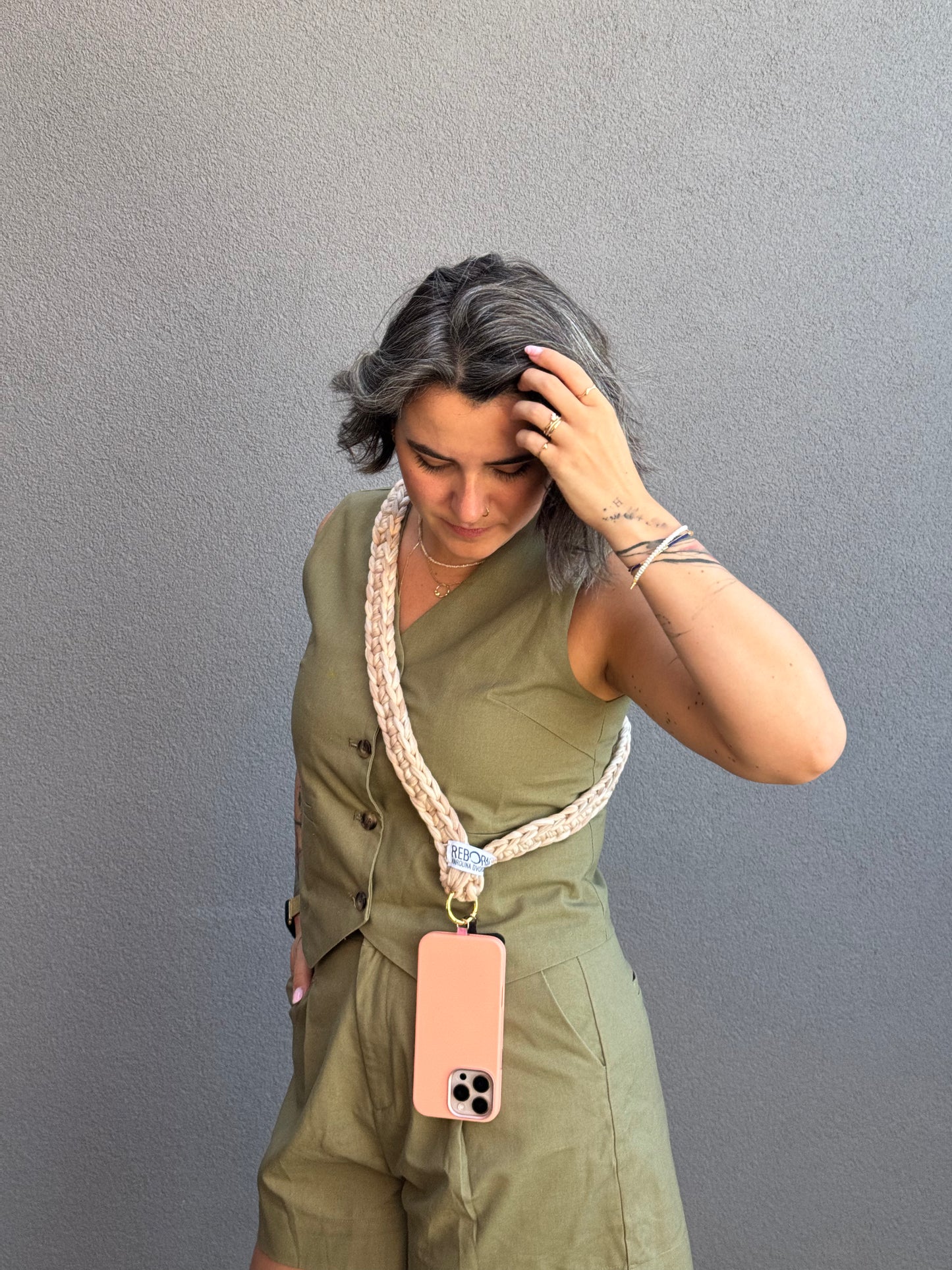 Popruh na telefon – Beige Shade