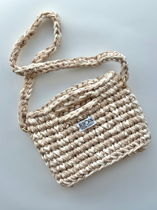 Crossbody kabelka M – Beige Shade