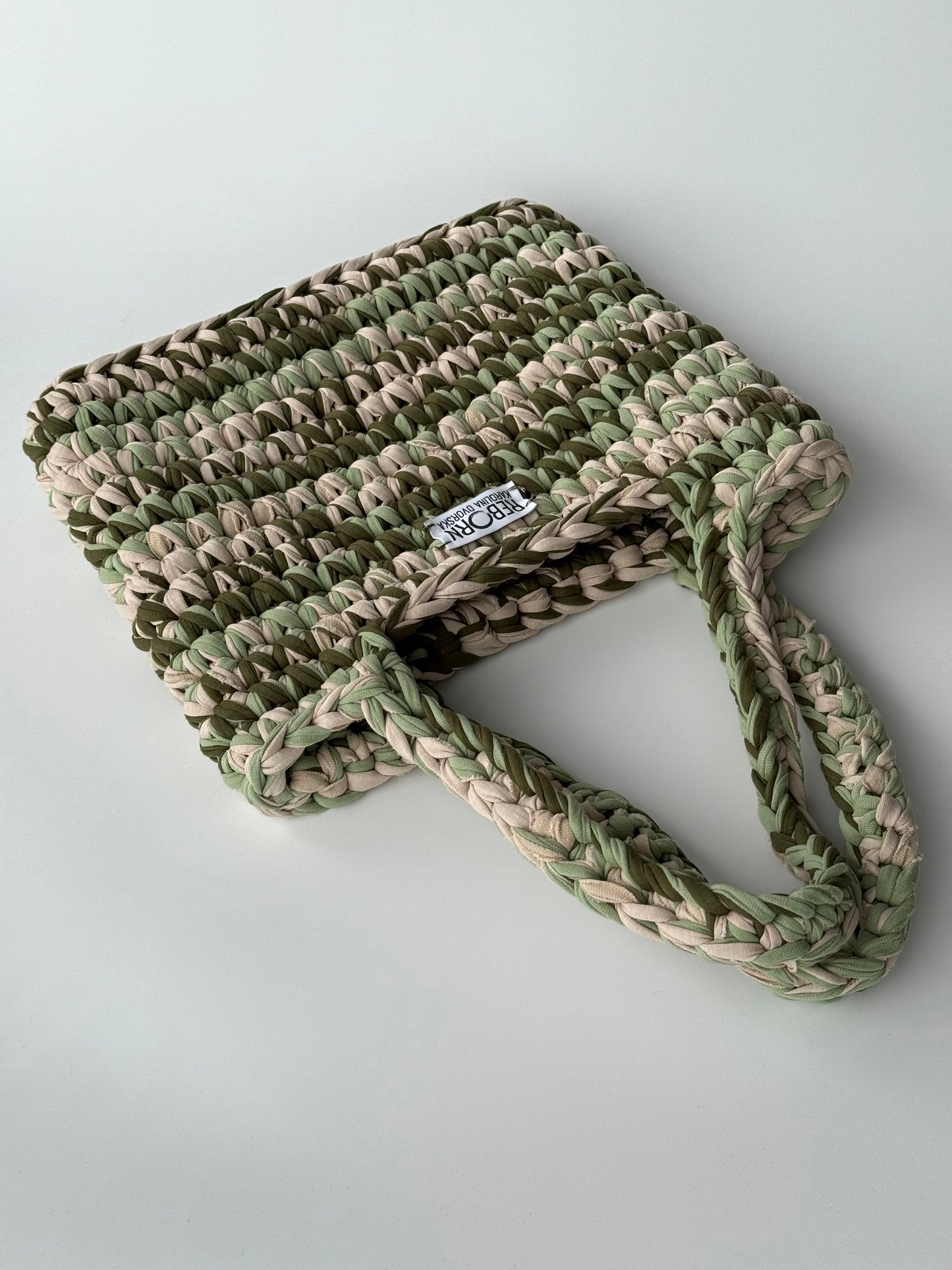 Shopper taška M – Olive Ivory