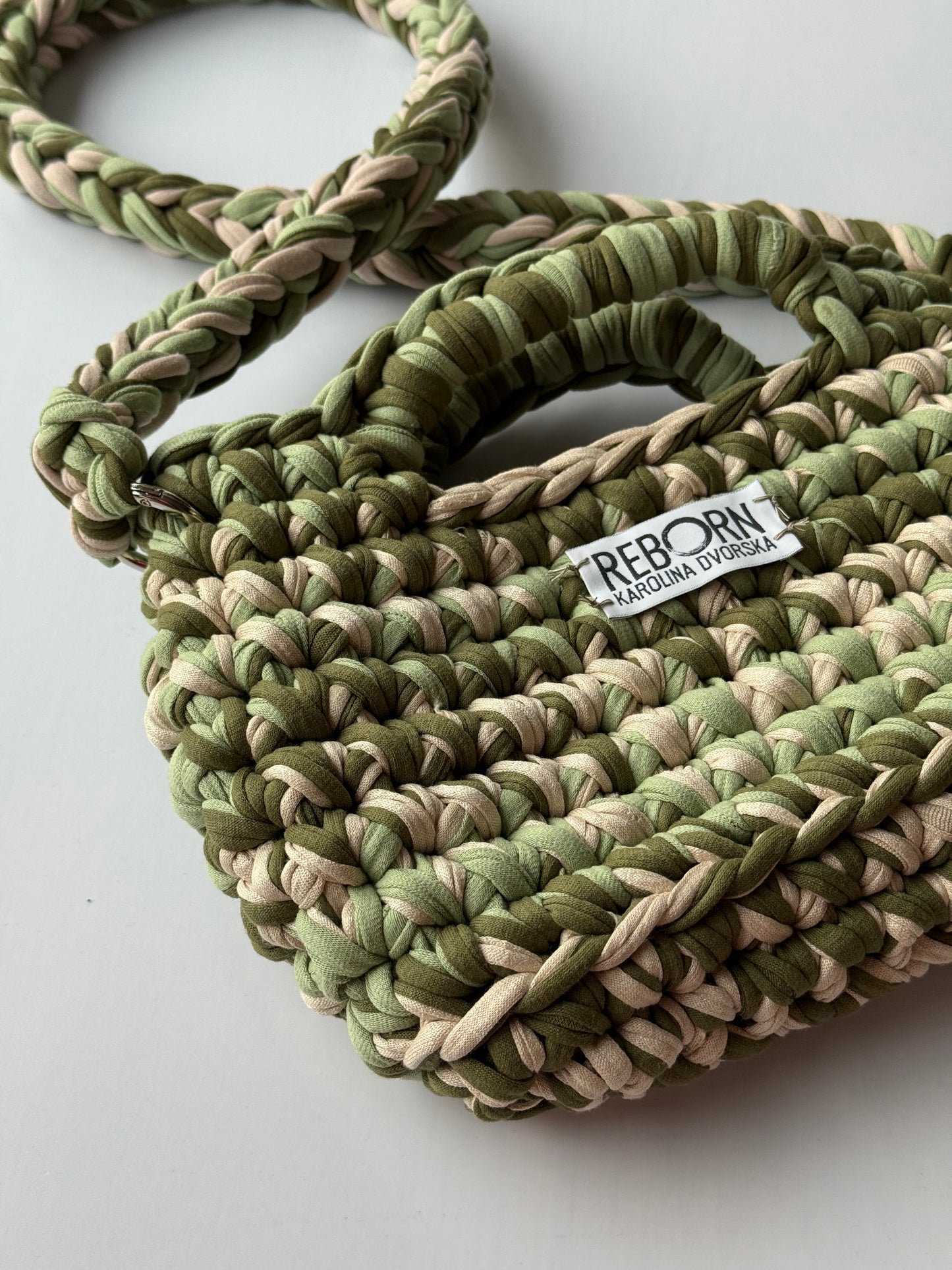 Crossbody kabelka M – Olive Ivory