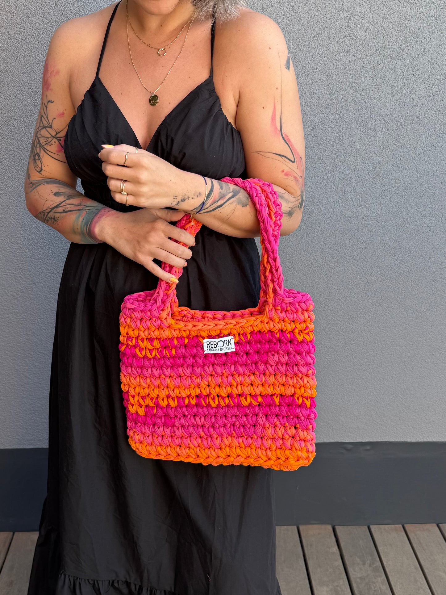Shopper taška M – Mango Raspberry