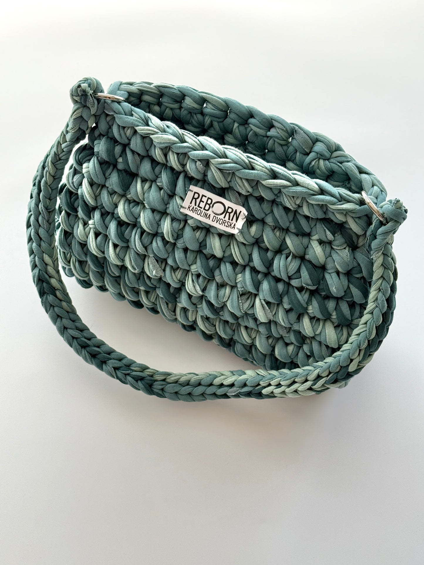 Fold kabelka L – Sage Green