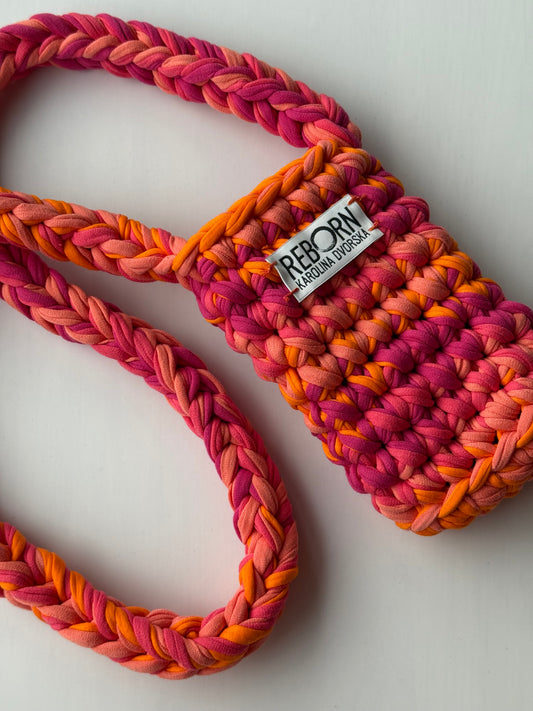 Crossbody kapsa na telefon – Mango Raspberry