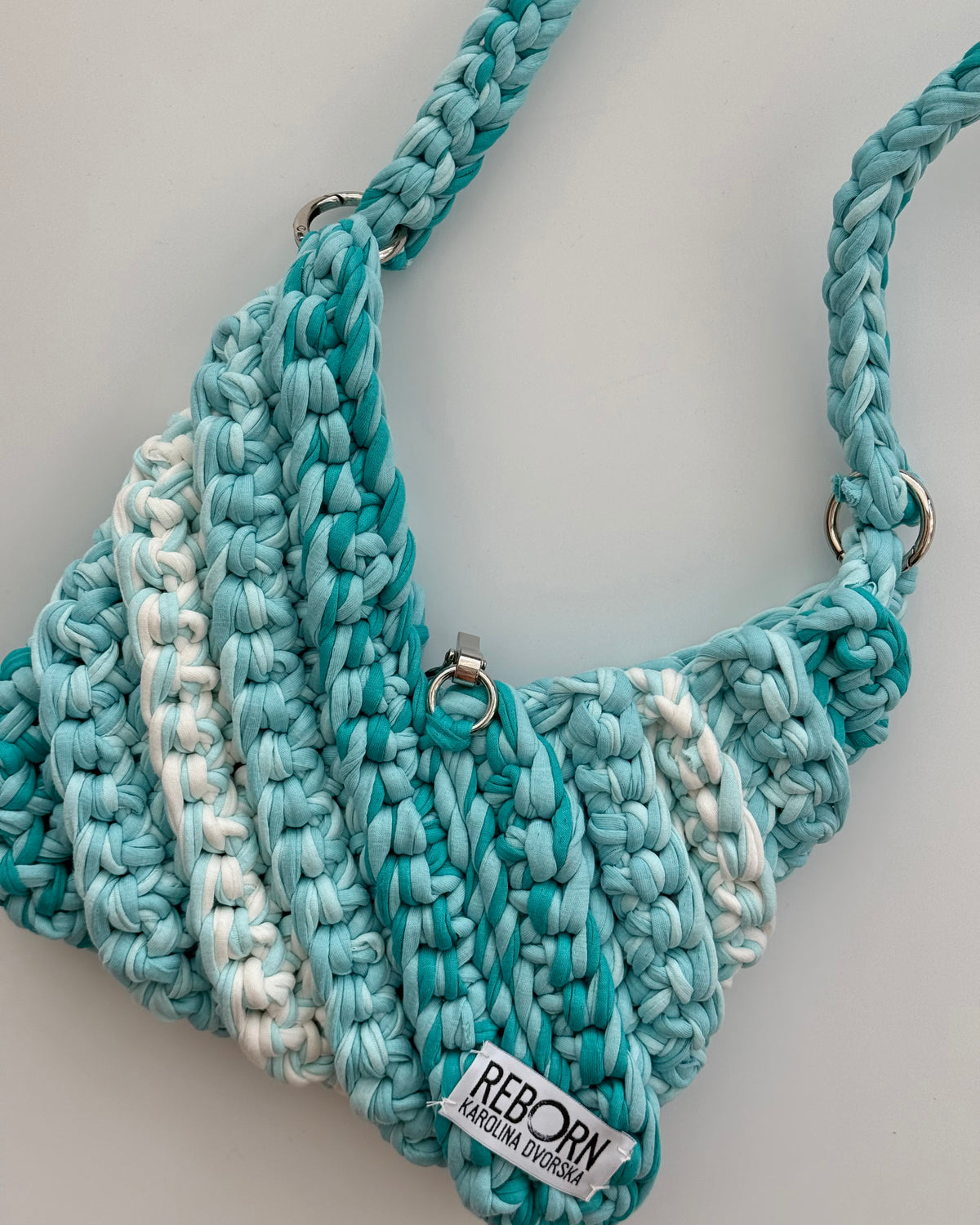 Triangle kabelka – Turquoise