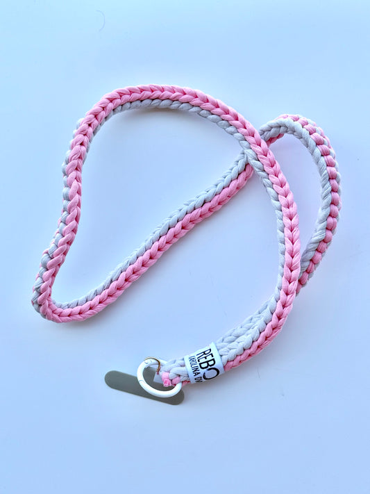 Slim popruh na telefon – Pink & Gray