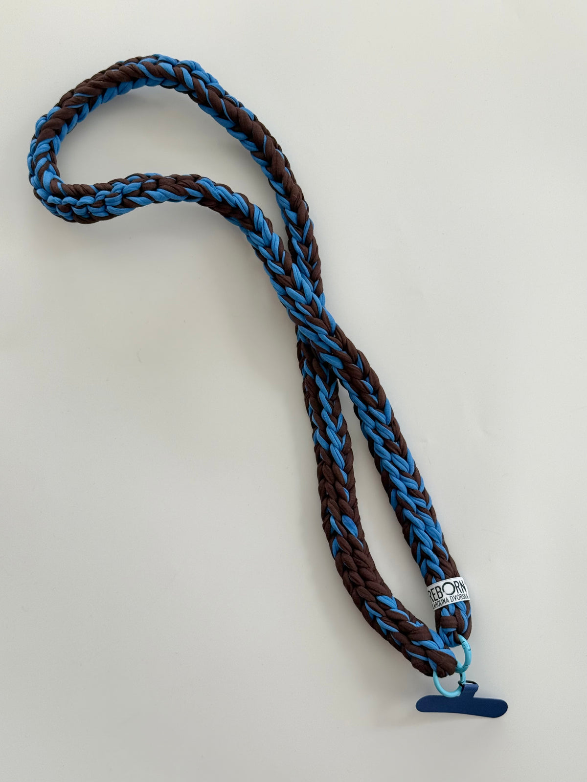 Popruh na telefon – Blue Brown
