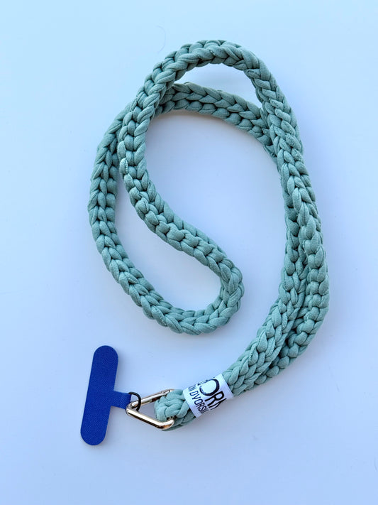 Slim popruh na telefon – Dark Sage Green