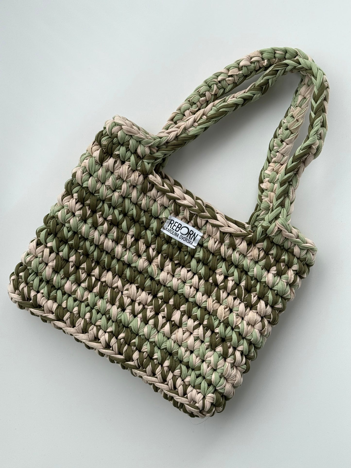 Shopper taška M – Olive Ivory
