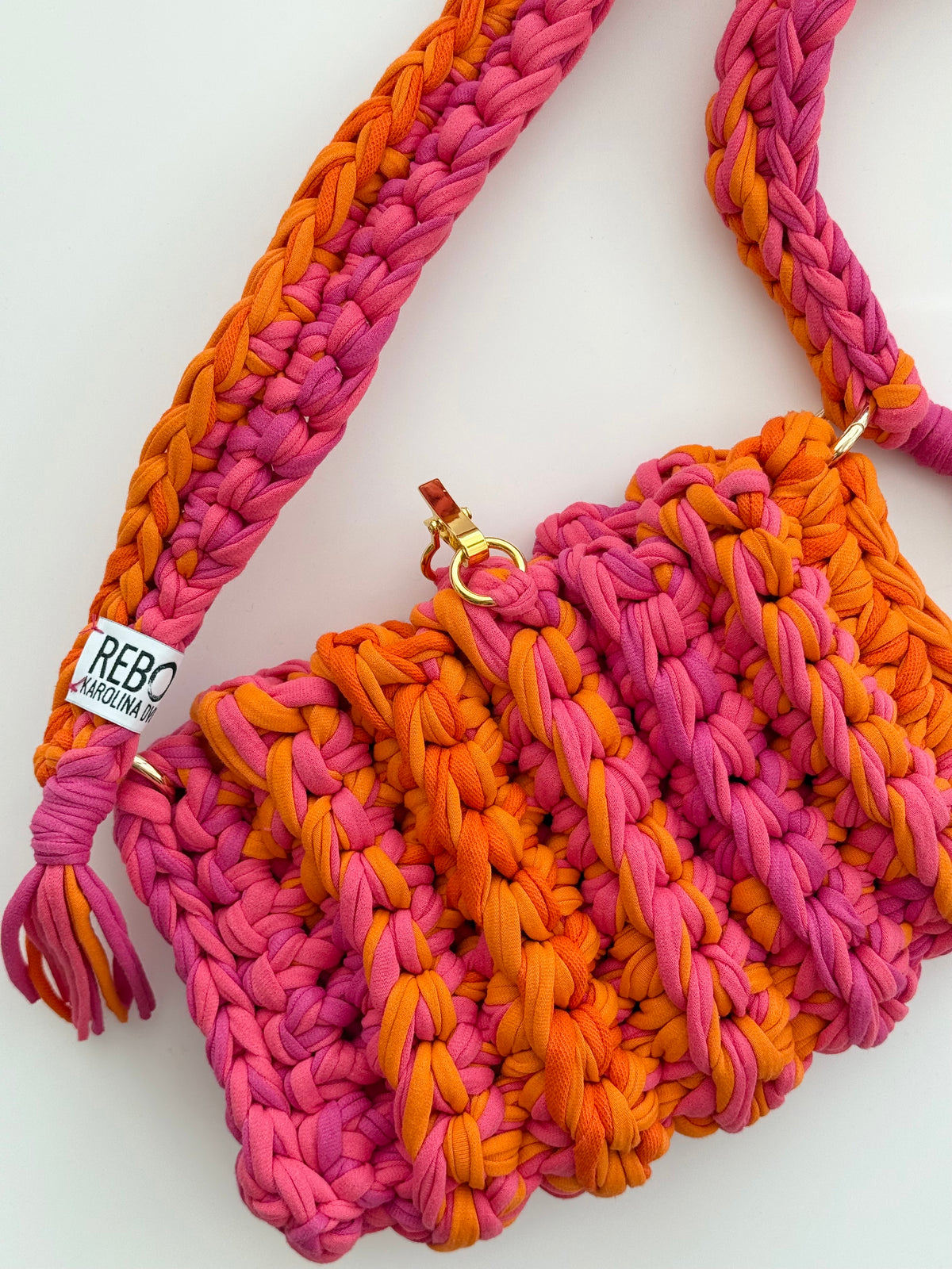 Crossbody kabelka – Mango Raspberry