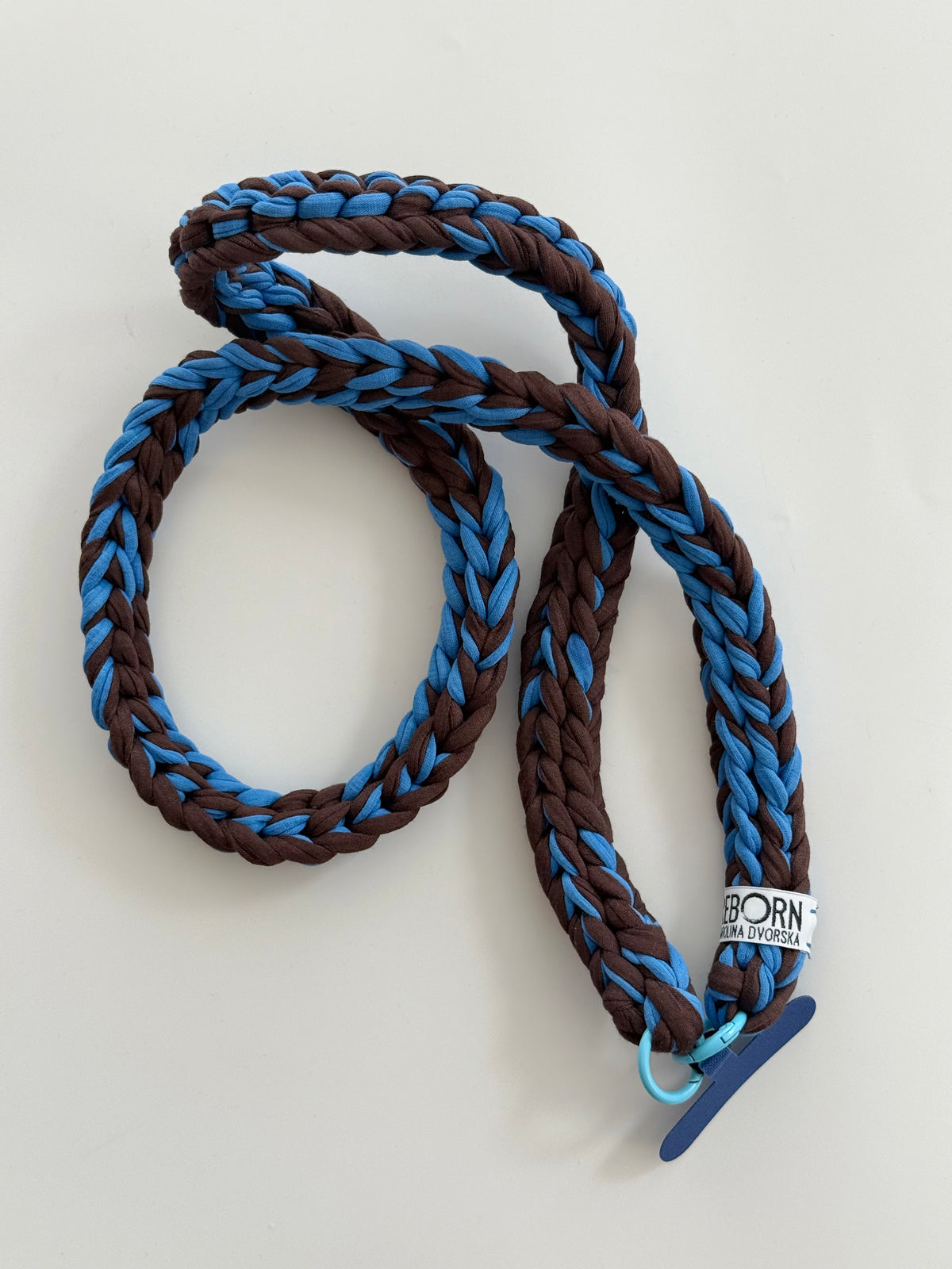 Popruh na telefon – Blue Brown
