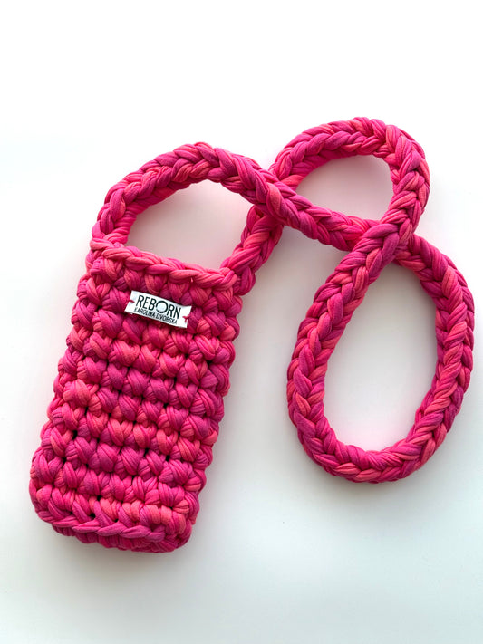 Crossbody kapsa na telefon – Pink Coral