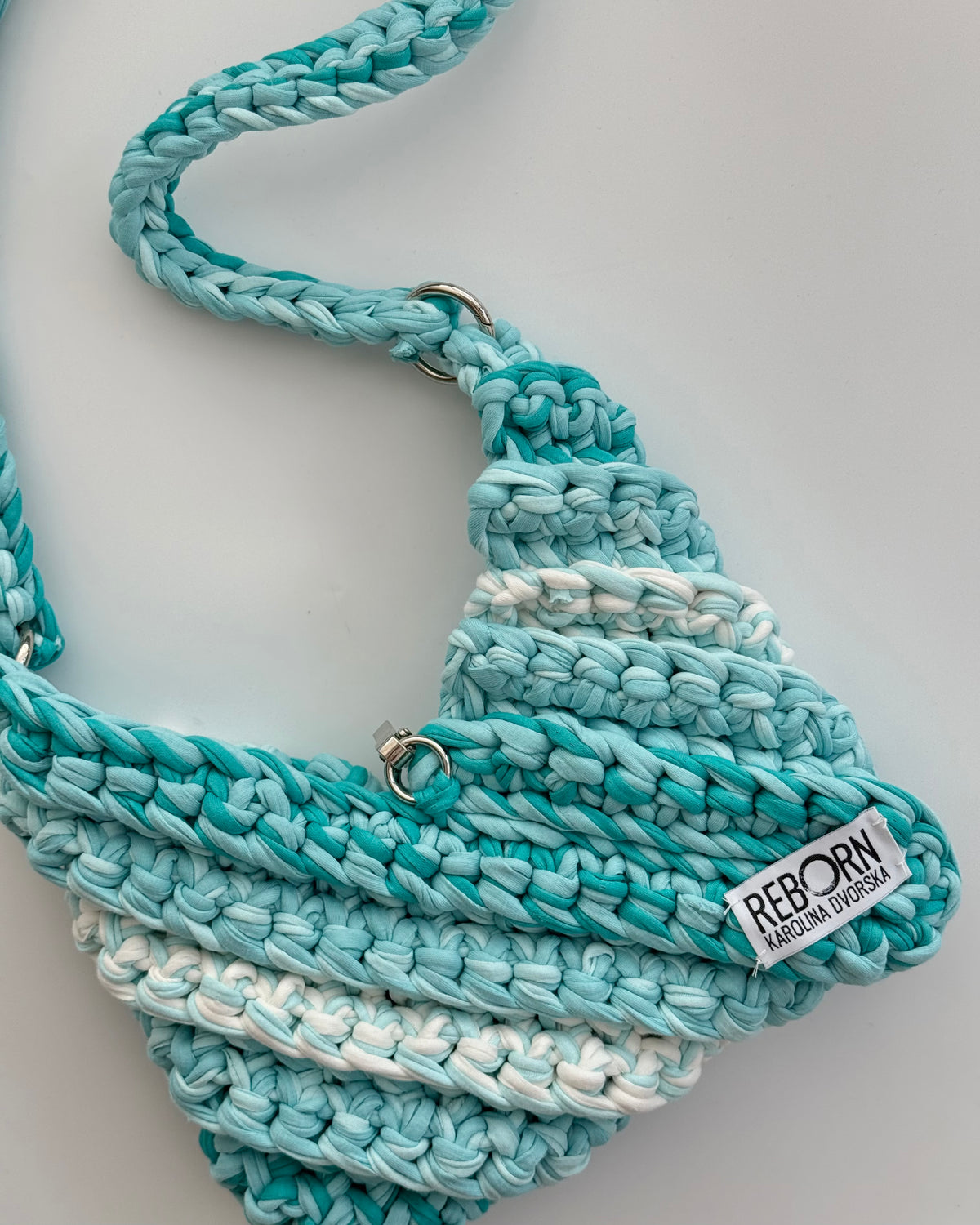 Triangle kabelka – Turquoise