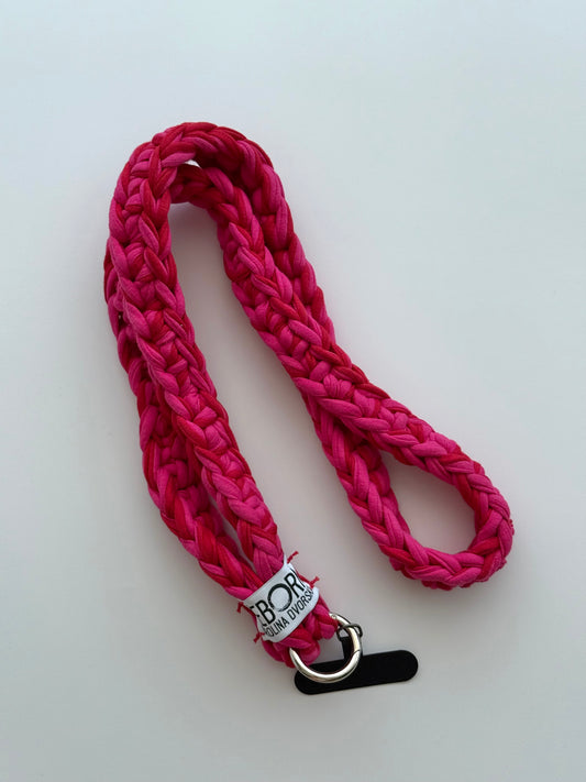 Popruh na telefon – Pink Cherry