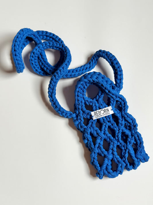 Crossbody síťovka na telefon – Royal Blue
