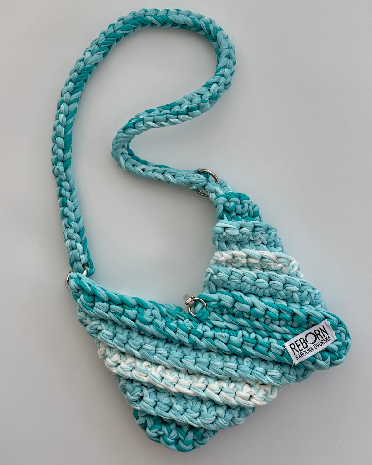 Triangle kabelka – Turquoise