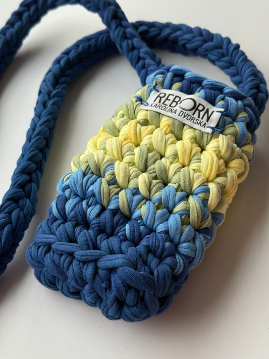 Crossbody kapsa na telefon – Ocean Lime