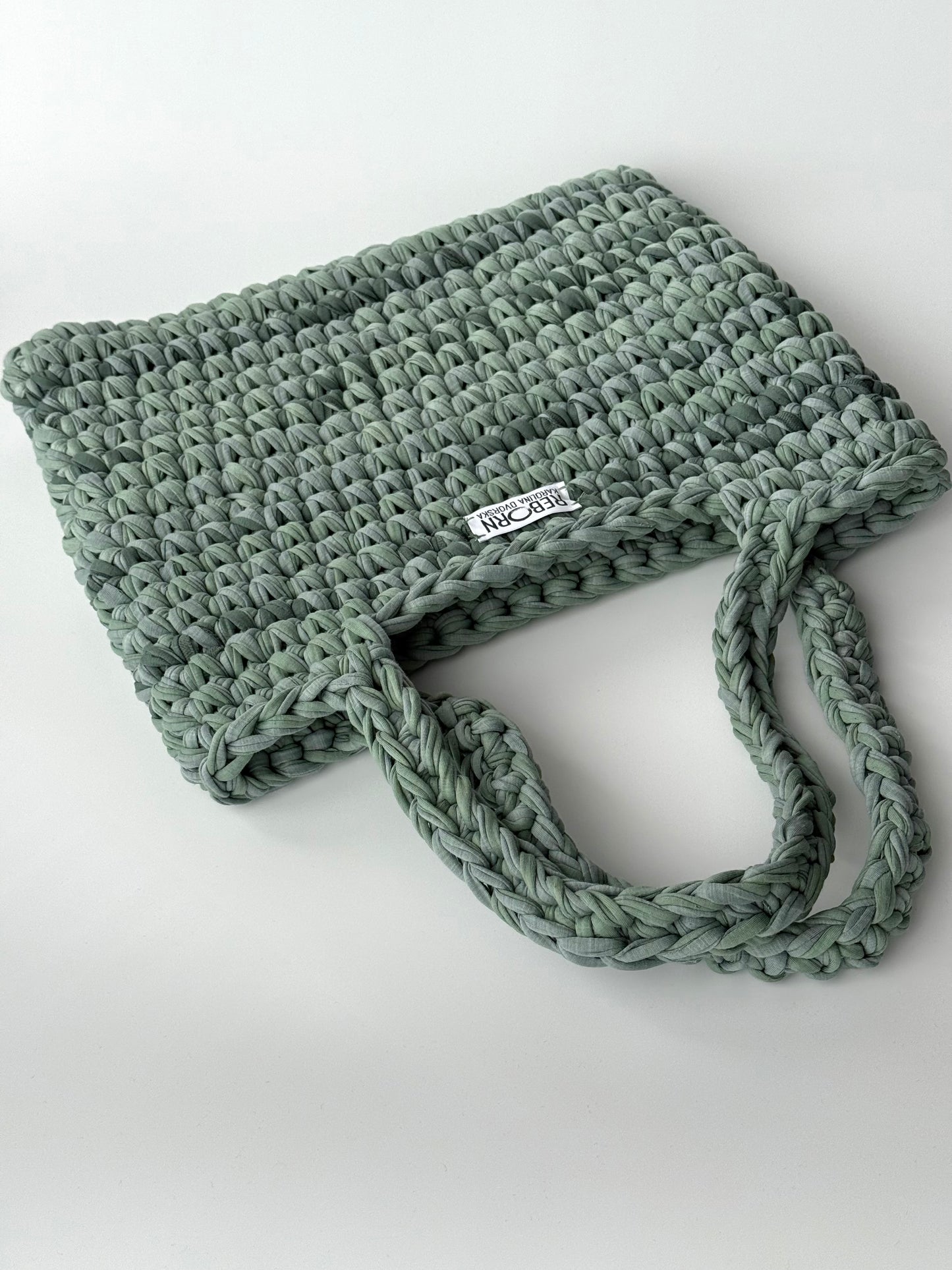 Shopper taška L – Sage Green