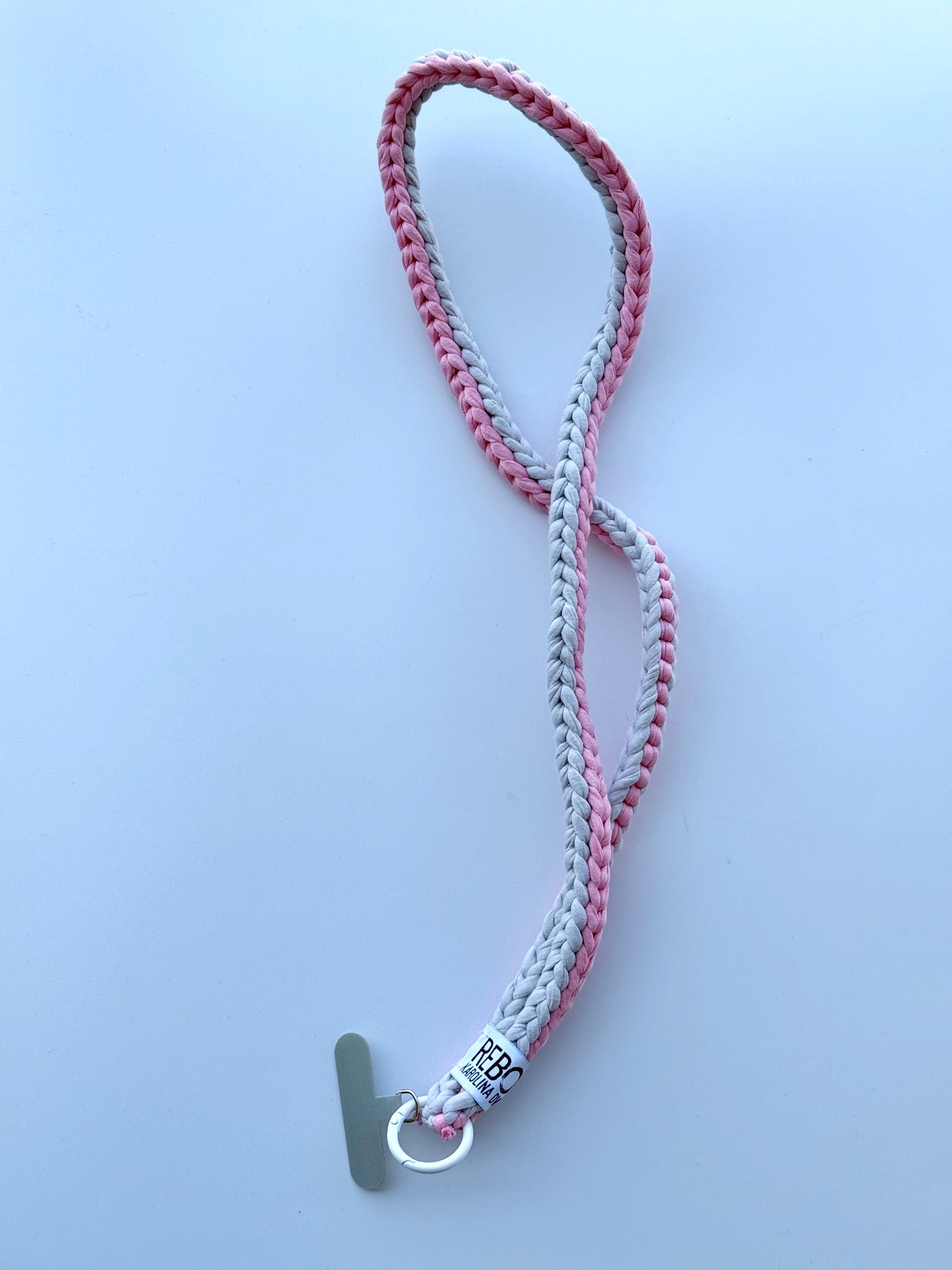 Slim popruh na telefon – Pink & Gray
