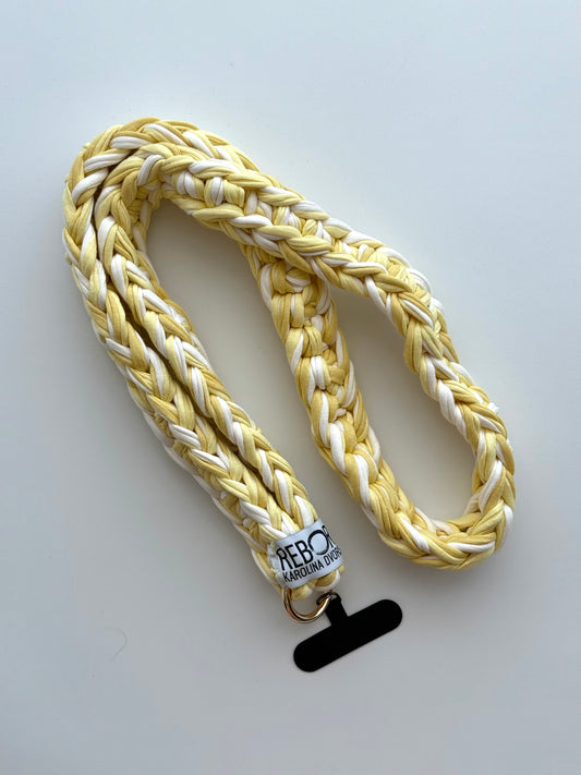 Popruh na telefon – Butter Yellow