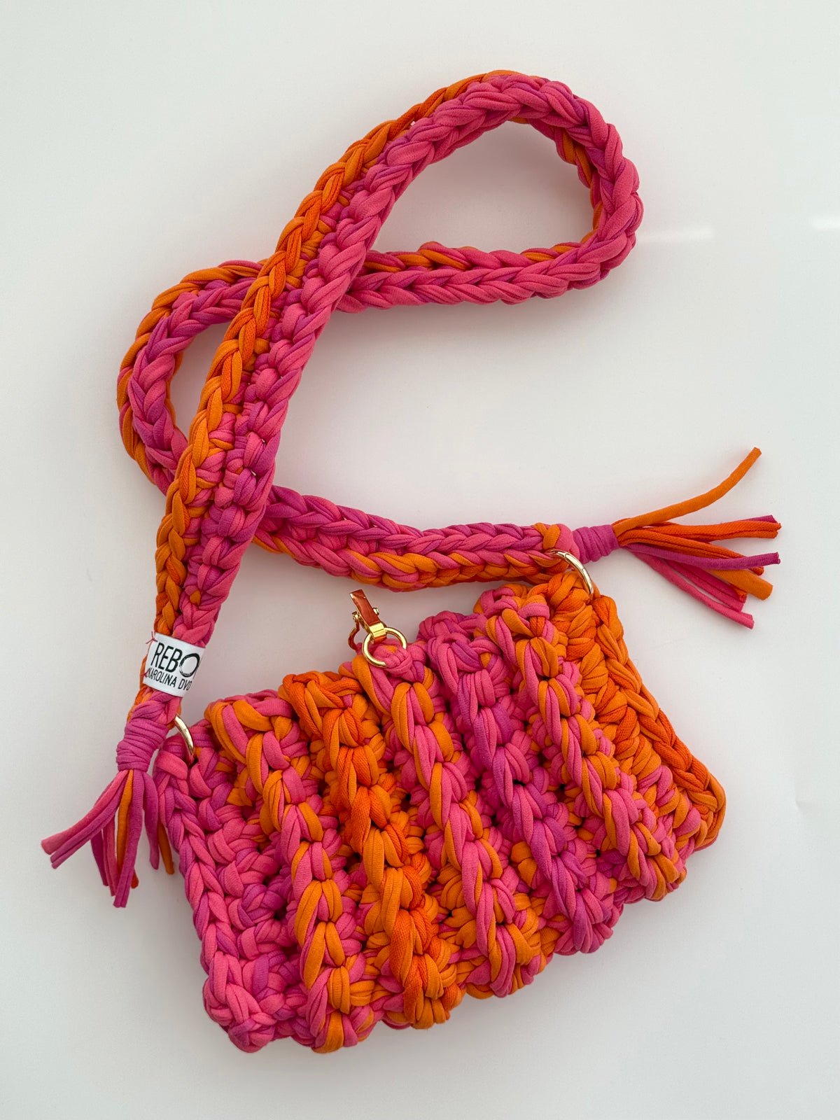 Crossbody kabelka – Mango Raspberry