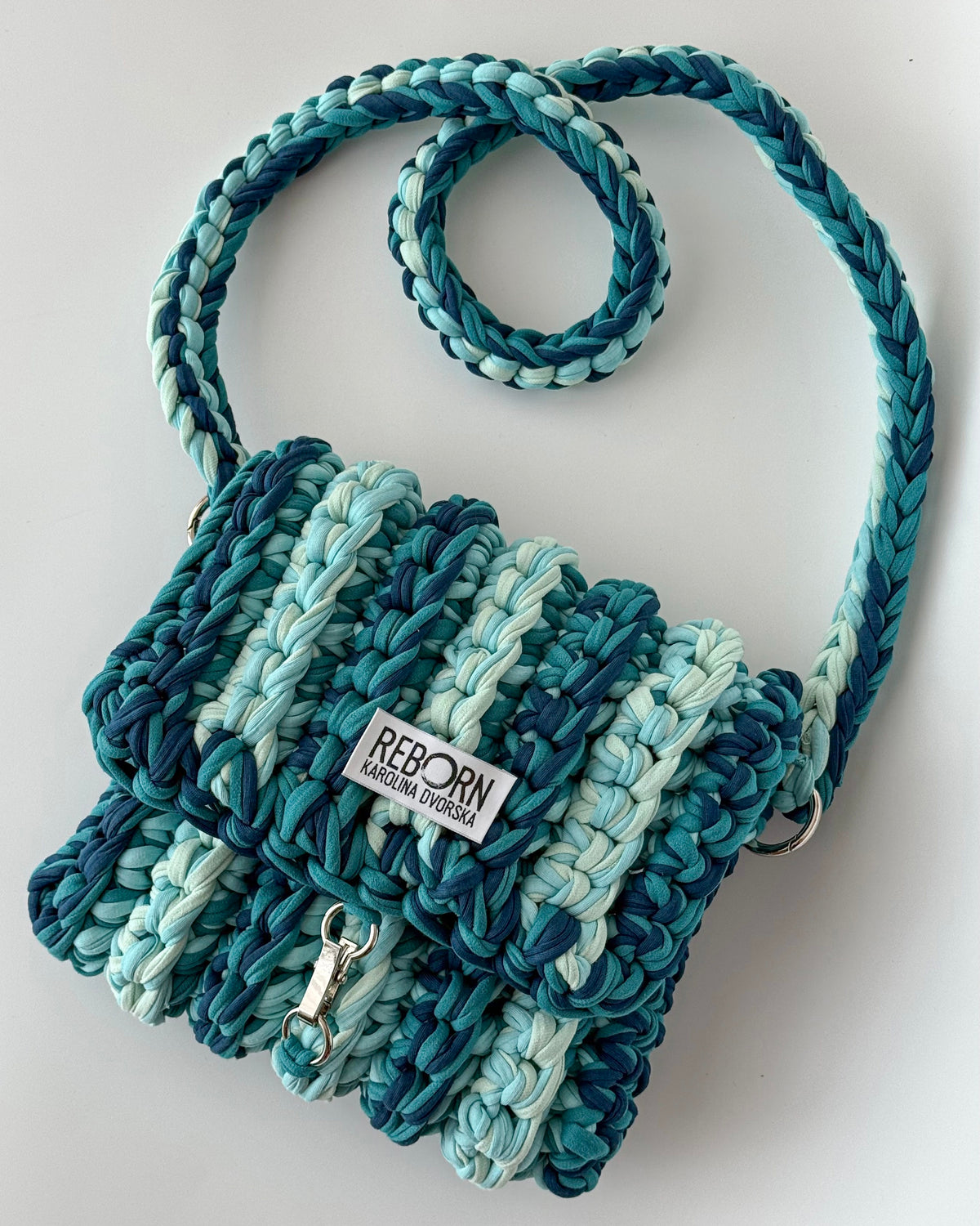 Fold kabelka – Aquamarine