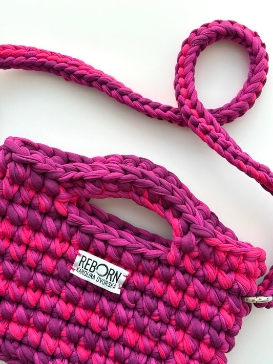 Crossbody kabelka M – Pink Fuchsia
