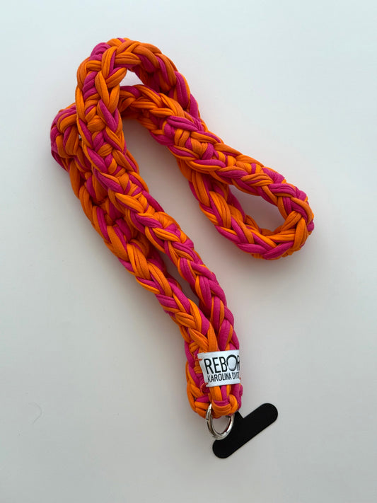 Popruh na telefon – Mango Raspberry Bright