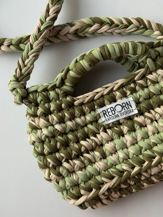 Crossbody kabelka M – Olive Ivory