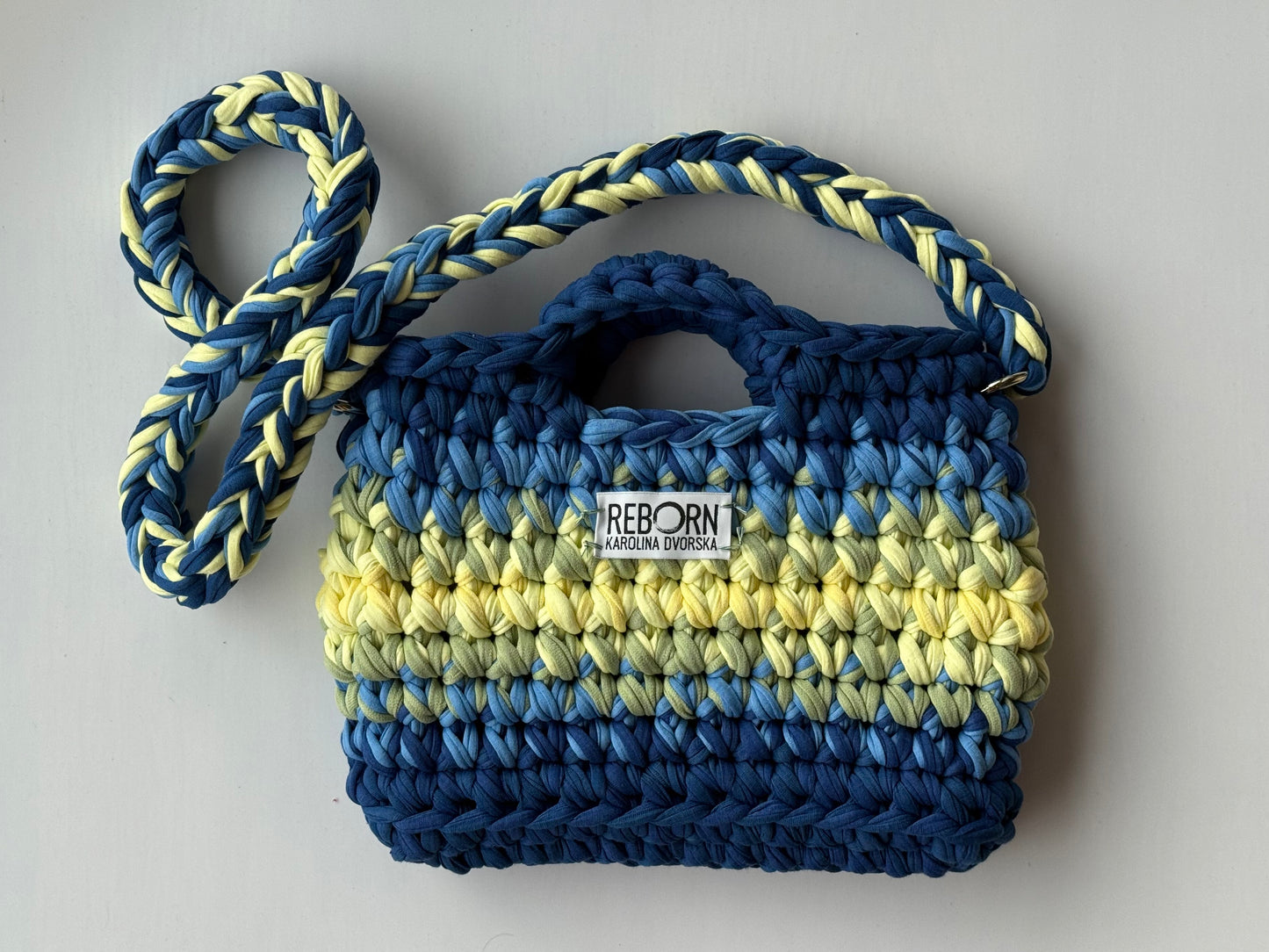 Crossbody kabelka M – Ocean Lime