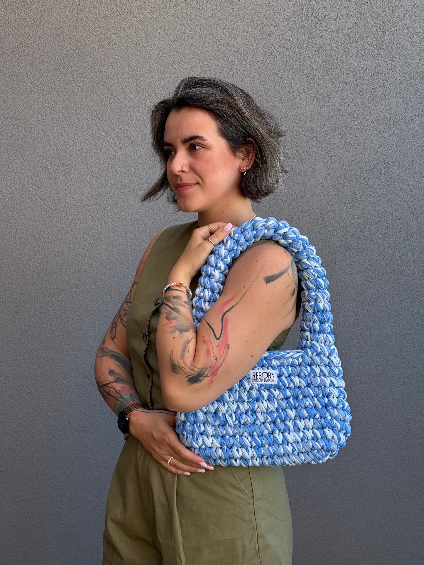 Maxi Lock kabelka – Baby Blue