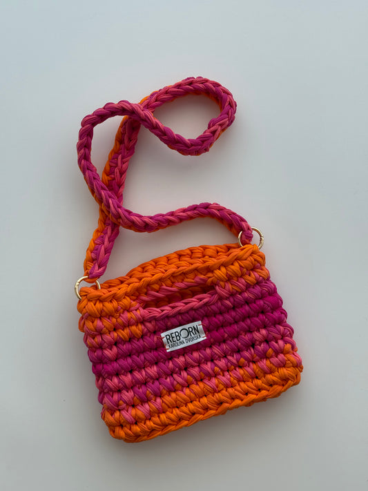 Crossbody kabelka S – Mango Raspberry
