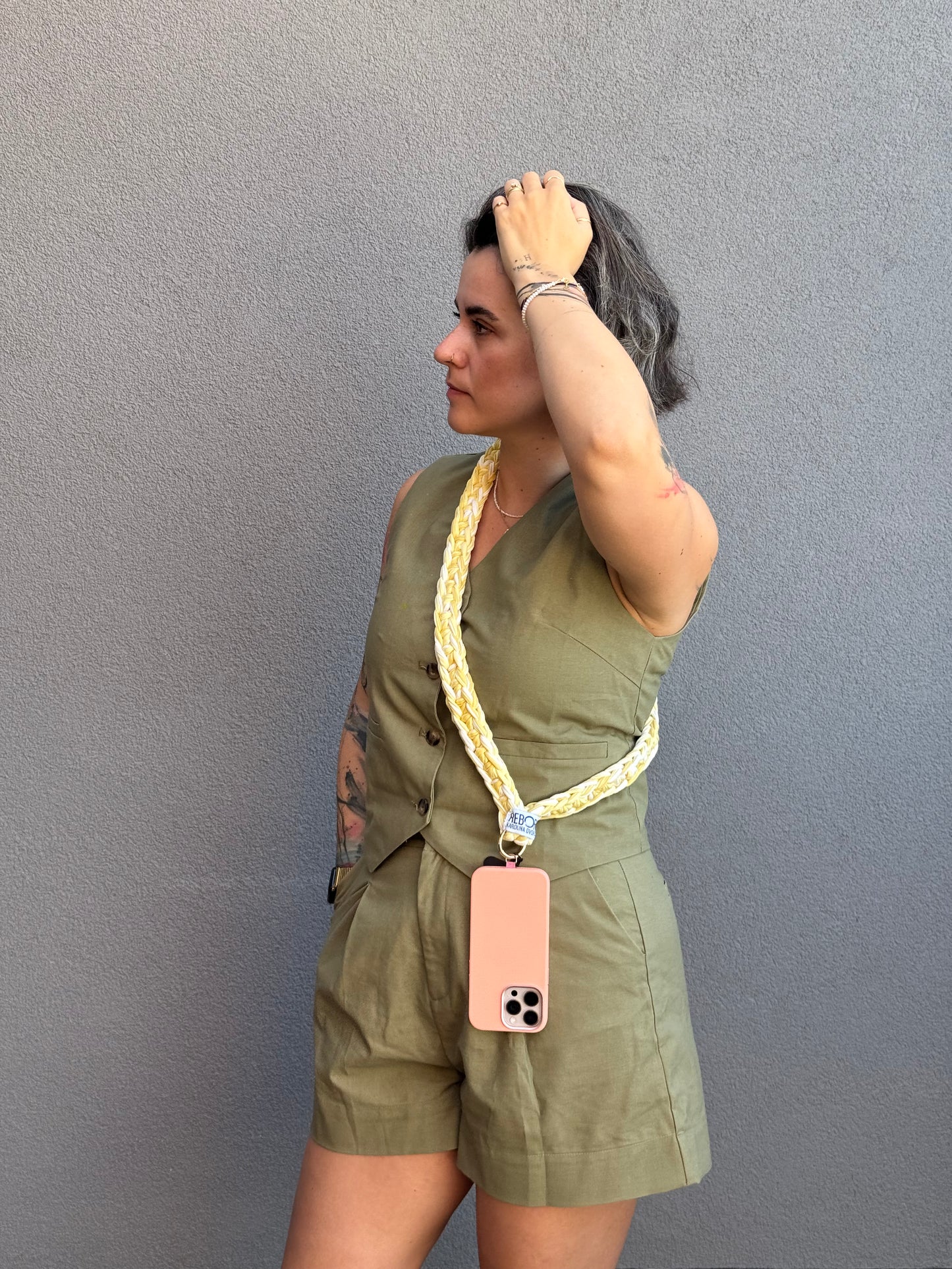 Popruh na telefon – Butter Yellow