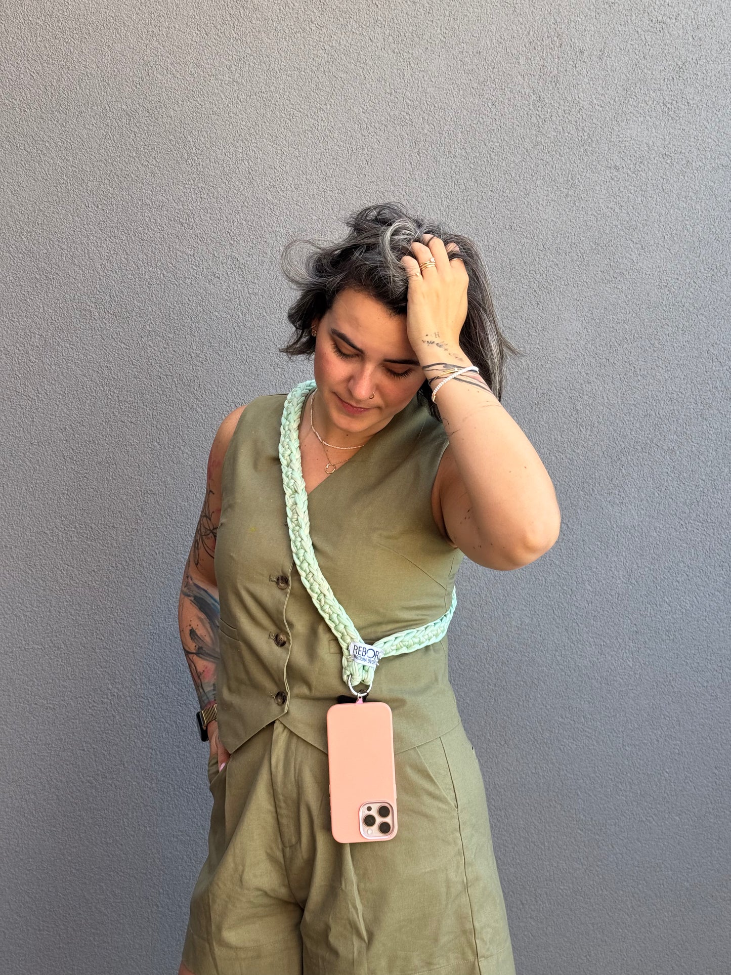 Popruh na telefon – Pistacchio